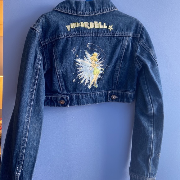 A half length, Jean jacket with Tinker Bell on it - Picture 6 of 7